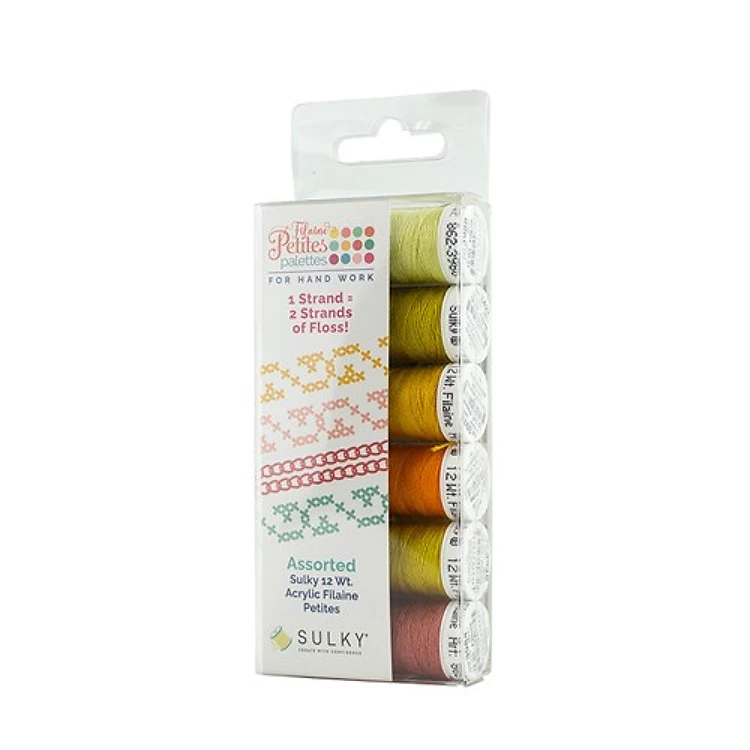 Sunrise Sunset Filaine Petites 12 Wt. Thread Sampler - 6-pack