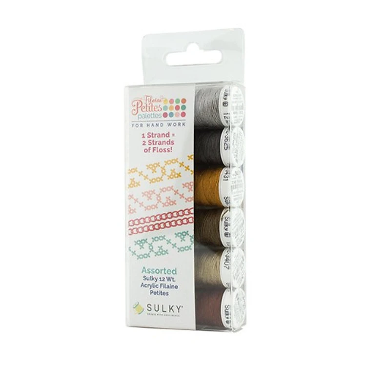 Furry Friends Dark Filaine Petites 12 Wt. Thread Sampler - 6-pack