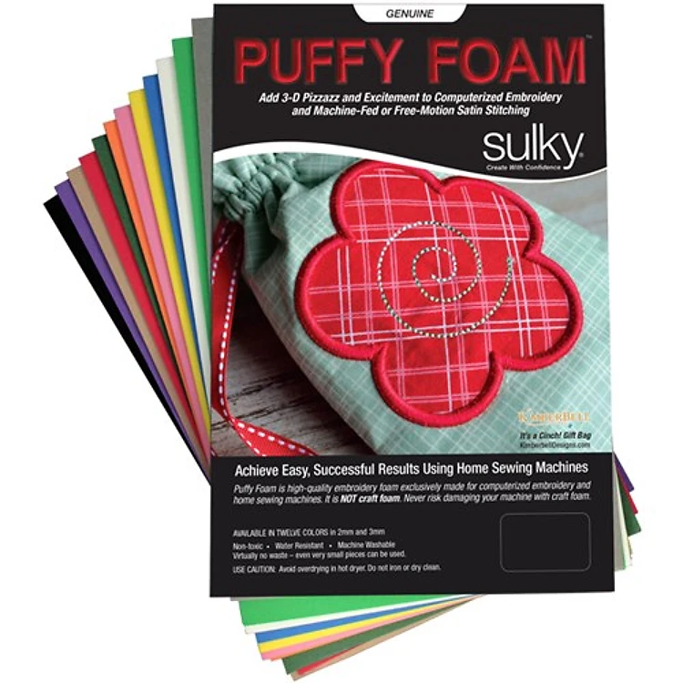 3MM Puffy Foam - Asst. Colors - 12 Pk.