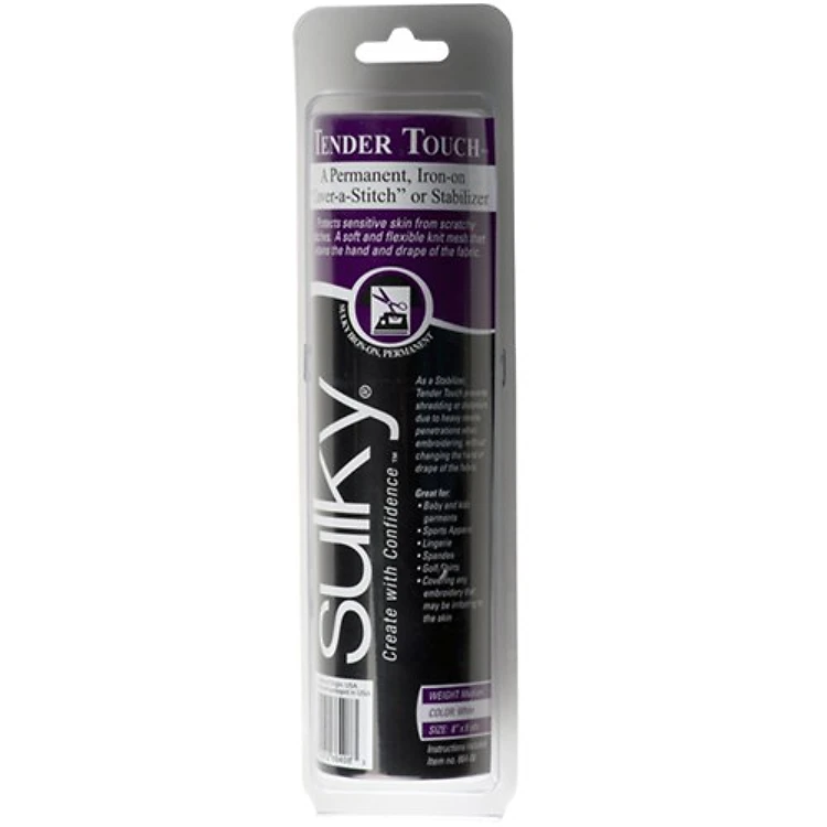 Sulky Tender Touch Stabilizer - White - 8 x 9 yd. Pkg.