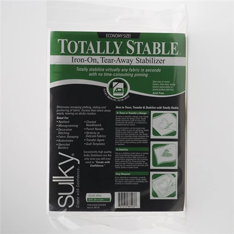 Sulky Totally Stable Stabilizer - White - 20 x 3 yd. Pkg.