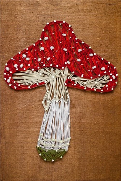 Mushroom String Art Kit