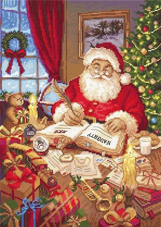 Counted Cross Stitch Kit The Nice List