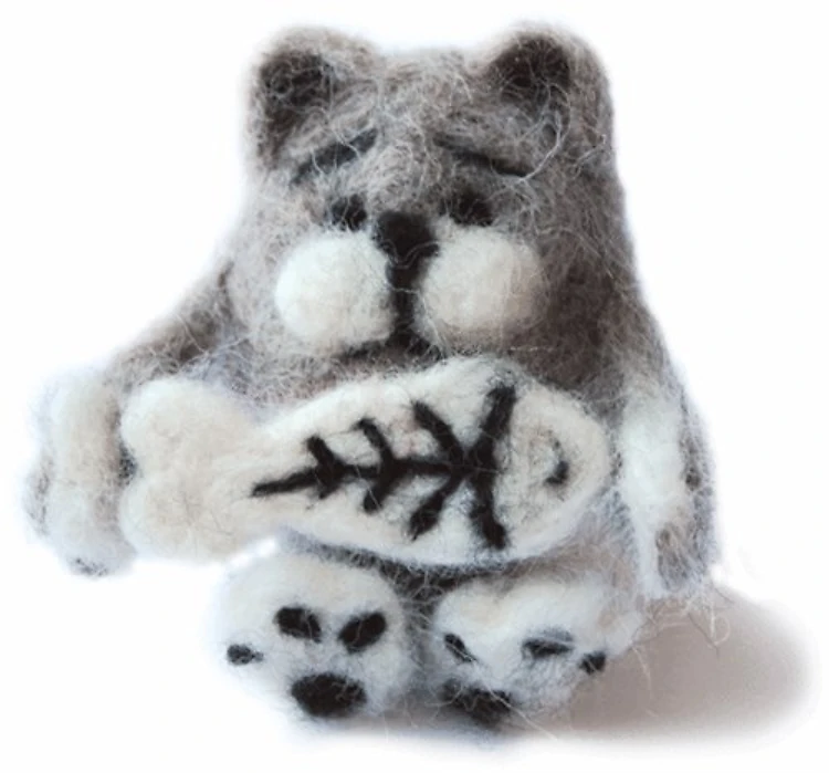 Felting Kit Cat-Glutton