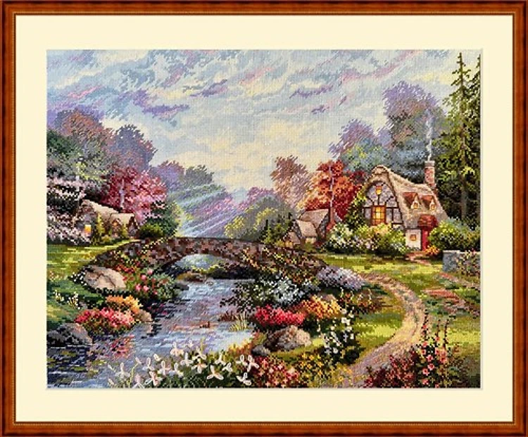 Springtime Glory Counted Cross-Stitch Kit