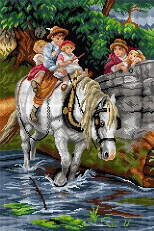 Hold Tight Needlepoint Canvas Halfstitch Without Yarn