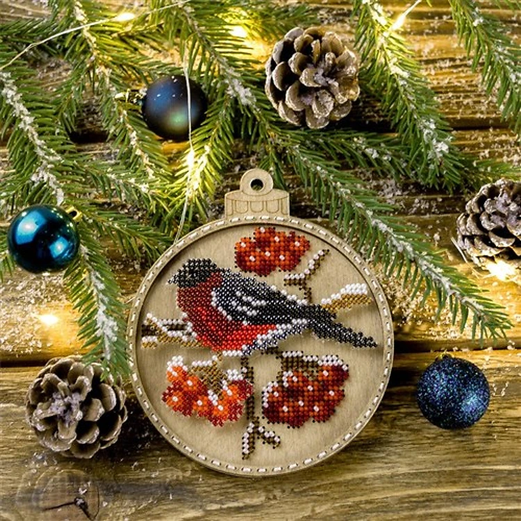 Bead Embroidery On Wood