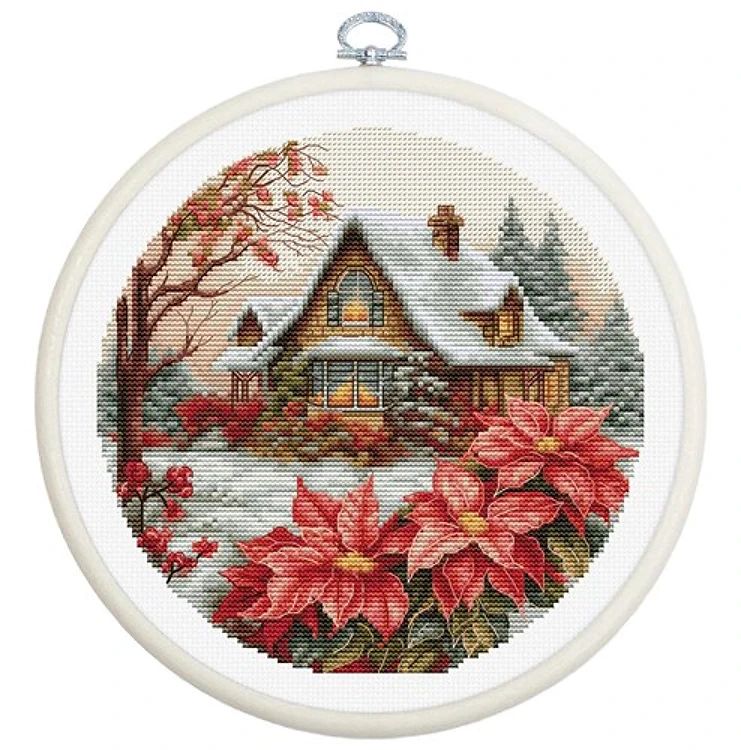 Little House In The Forest Counted Cross-Stitch Kit