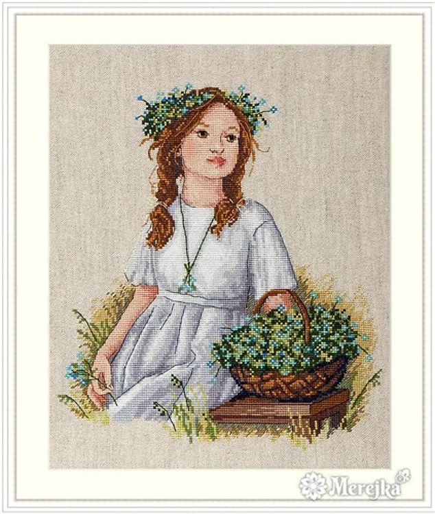 Forget-Me-Not Counted Cross-Stitch Kit