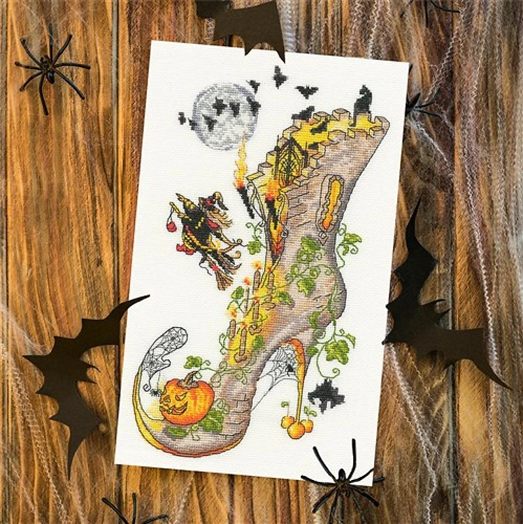 All Hallows' Party Counted Cross Stitch Kit