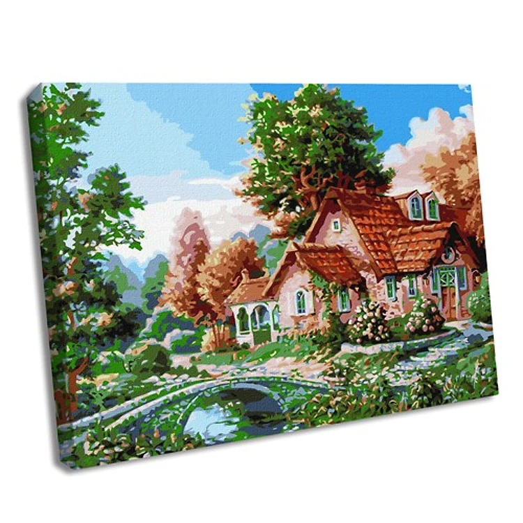 Grandma's House Paint By Numbers Kit
