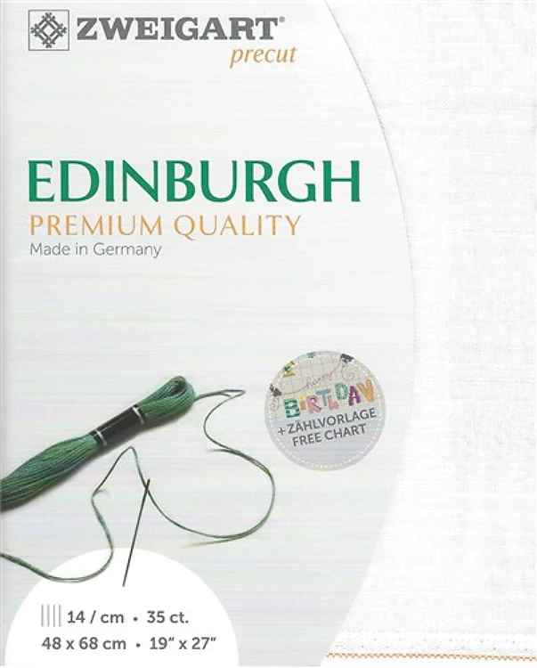 Precut Zweigart Edinburgh 36 Ct. Antique White