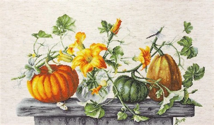 Pumpkin Counted Cross-Stitch Kit