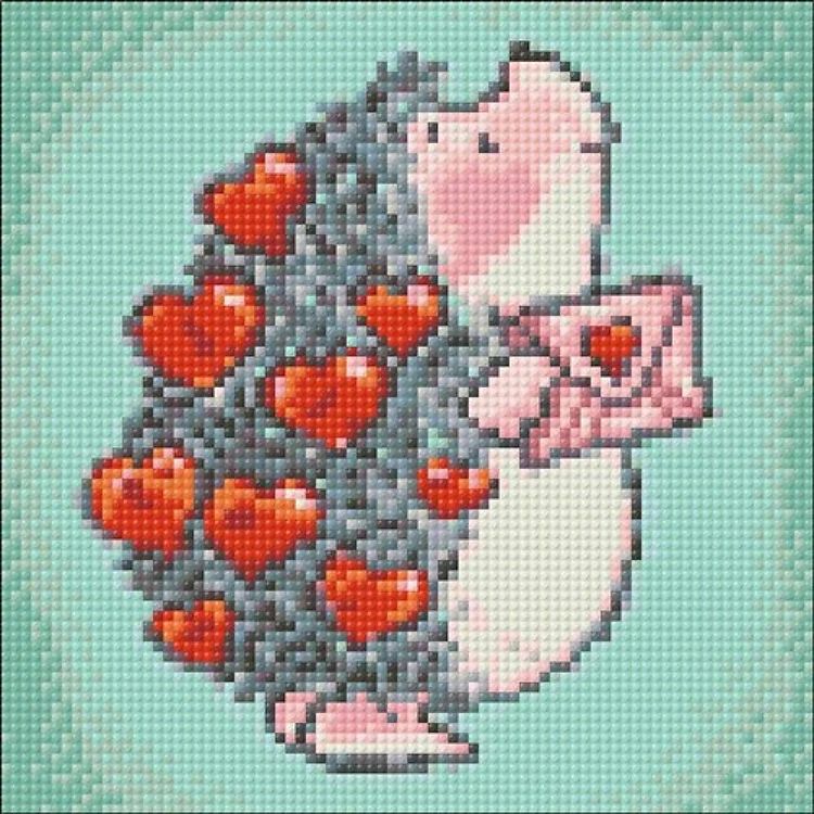 Hedgehog Crafting Spark Diamond Painting Kit