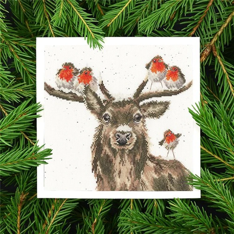 Festive Friends Counted Cross Stitch Kit