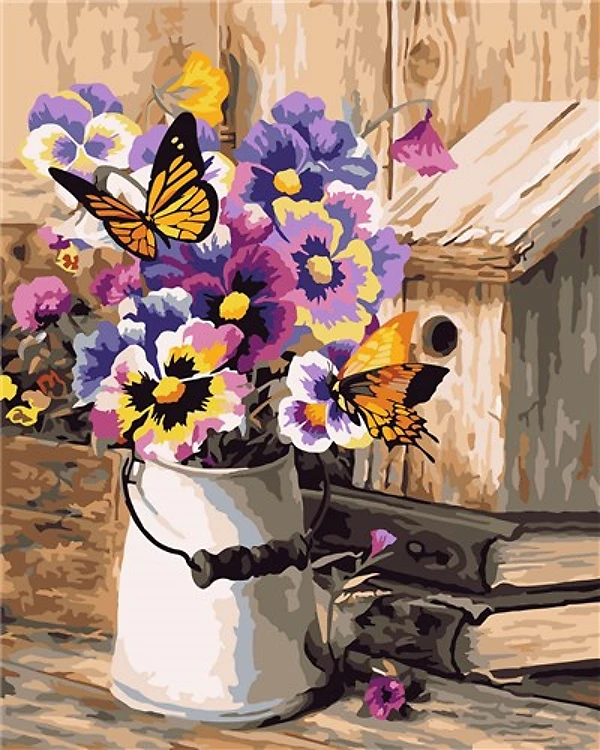 Village Bouquet Paint By Numbers Kit