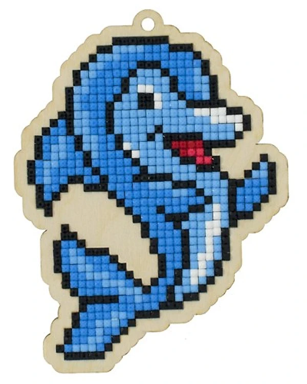 Dolphin Diamond Painting On Plywood Kit