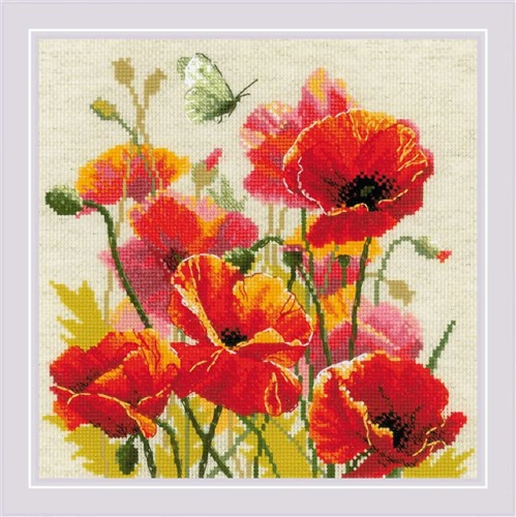 Color Of Flame Counted Cross Stitch Kit