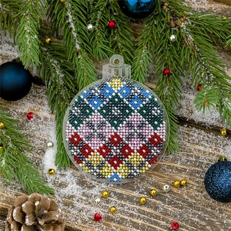 Ornament Bead Kit On Plastic Base