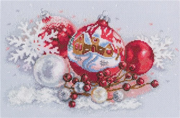 Christmas Balls Counted Cross Stitch Kit