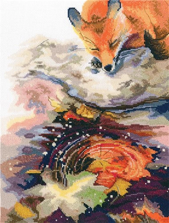 Ginger Reflection Counted Cross Stitch Kit