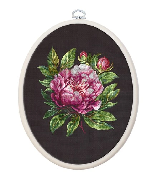 Peter Brand Peony Counted Cross-Stitch Kit