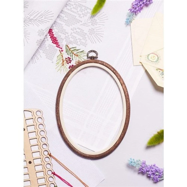 Woodgrain Oval Flexi Hoop Nurge
