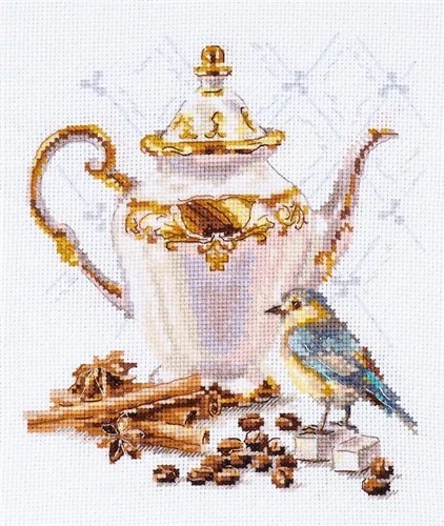 Coffee Connoisseur Counted Cross-Stitch Kit