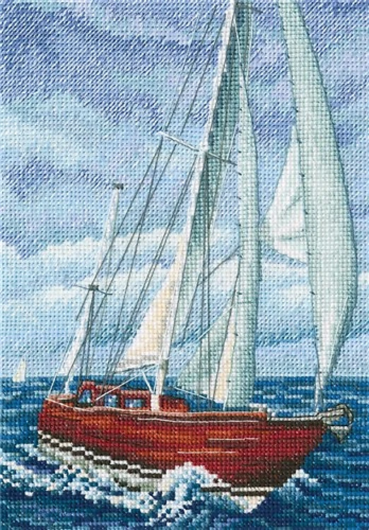 With The Flavour Of Salt Cross Stitch Kit