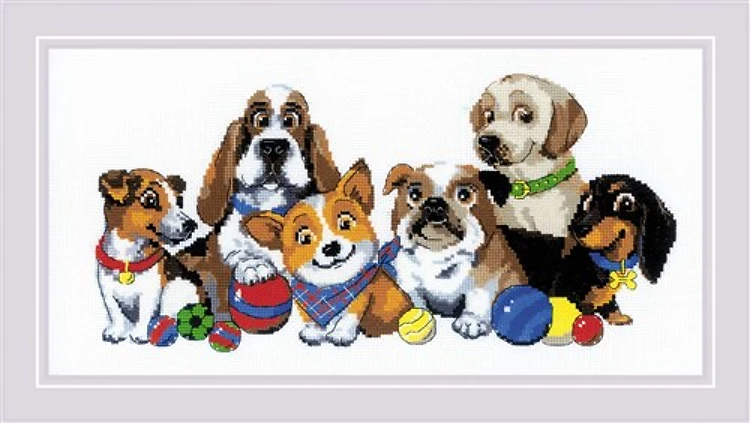 Dog Show Cross Stitch Kit