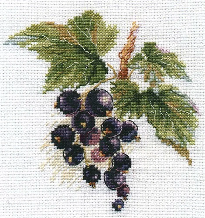 Black Currant Cross-Stitch Kit