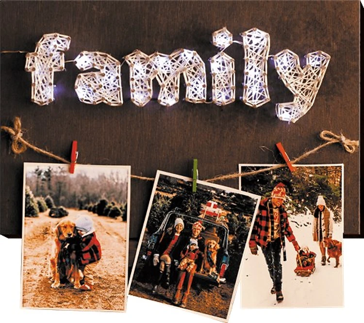 Happy Family Creative Kit String Art