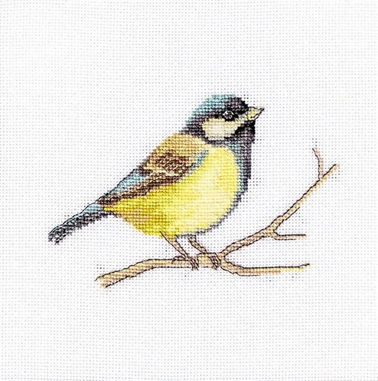Great Tit Cross-Stitch Kit