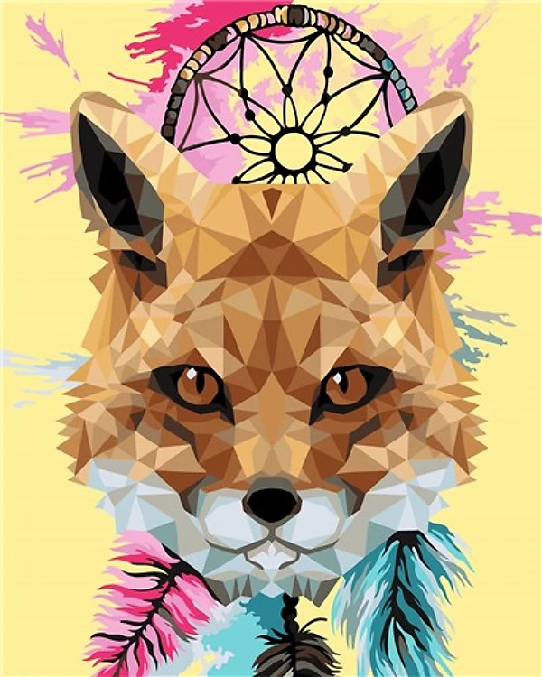 Paint By Numbers Kit Crafting Spark Fox
