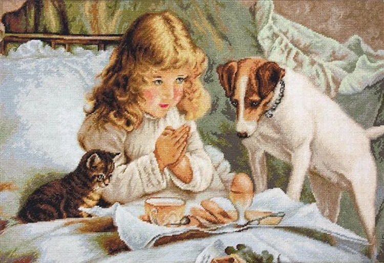 Prayer Counted Cross-Stitch Kit