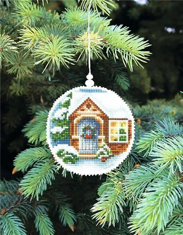 Winter Evening Plastic Canvas Cross Stitch Kit