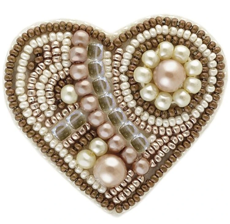 Gingerbread Brooch Beadwork Kit