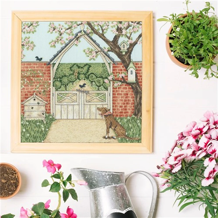 Lych Gate Cross Stitch Kit