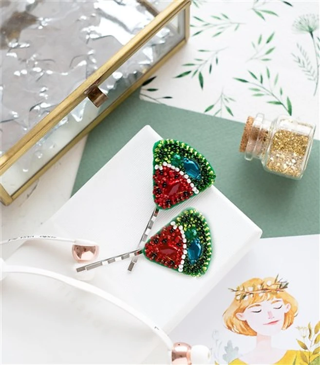 Watermelon Bead Embroidery Kit