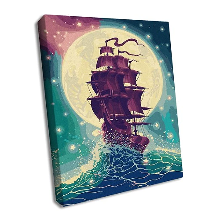 Through The Waves Paint By Numbers Kit