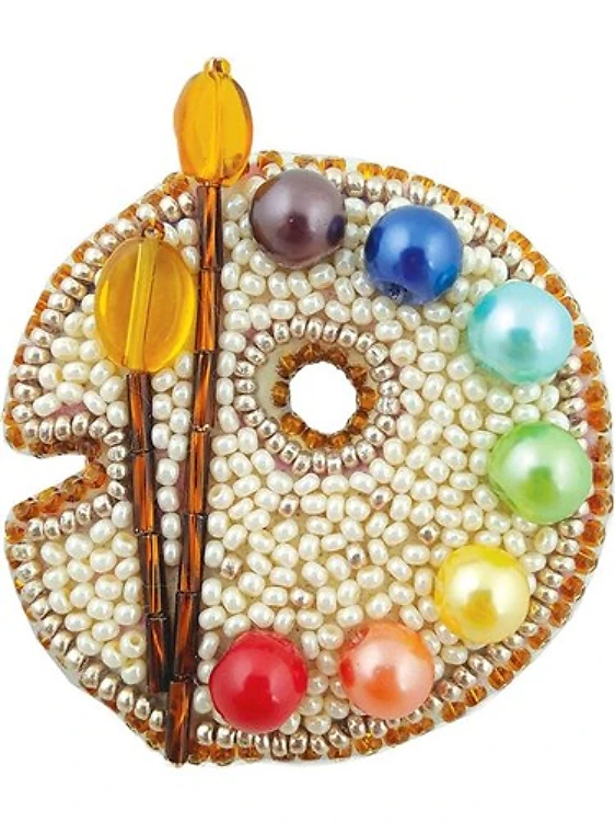 Palette Beadwork Brooch Kit