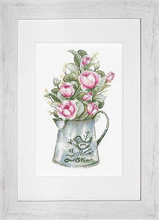 Bouquet With Roses Cross-Stitch Kit