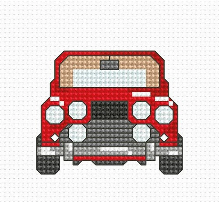 Car Counted Cross-Stitch Kit