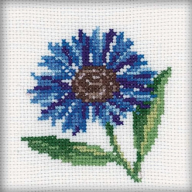 Cornflower Cross Stitch Kit