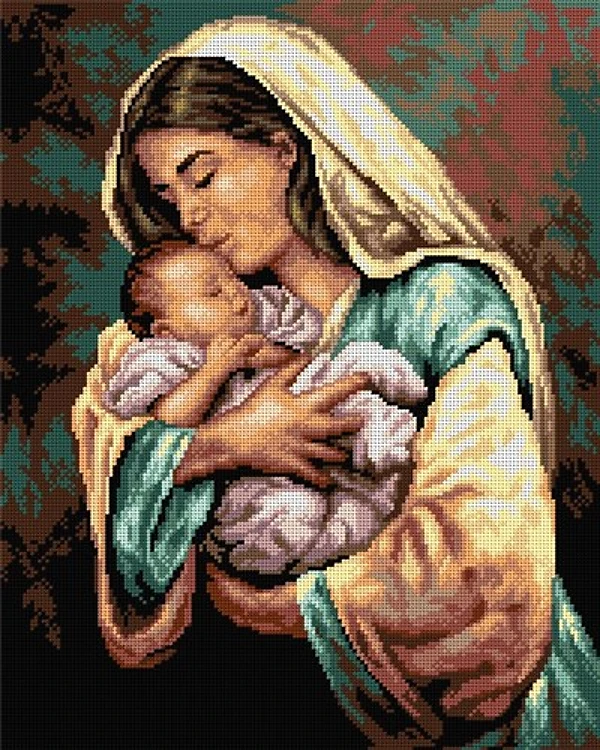 The Greatest Love Needlepoint Canvas For Halfstitch W/O Yarn