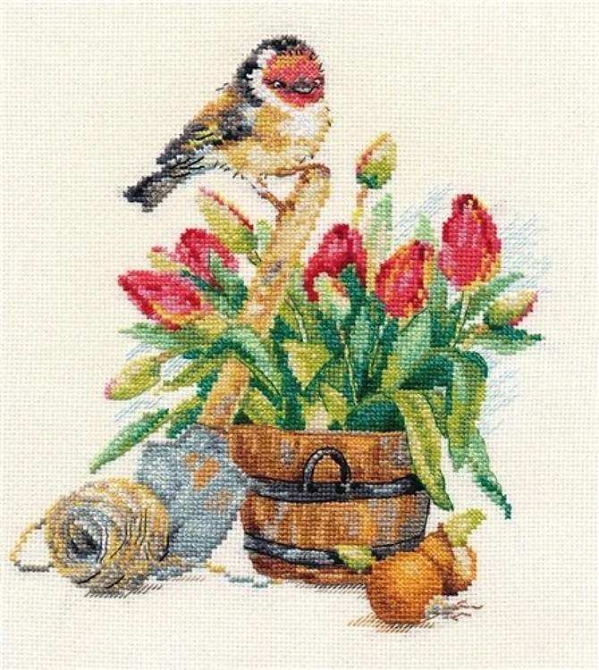 Spring Tim Cross-Stitch Kit