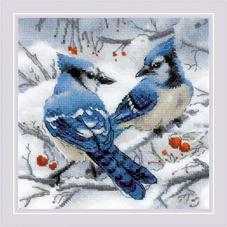 Blue Jays Cross Stitch Kit