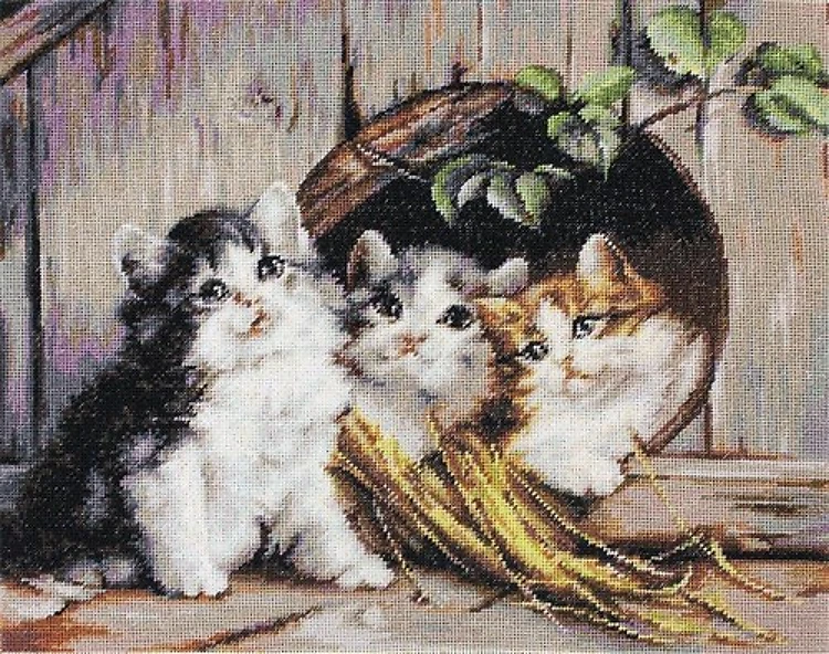Friendly Shelter Cross-Stitch Kit