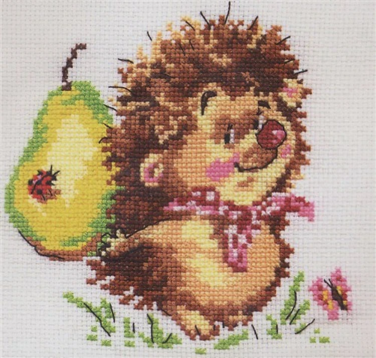 Hedgehog Cross Stitch Kit
