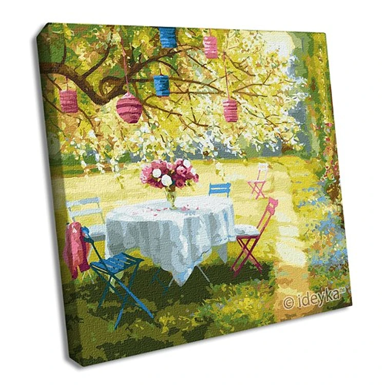 Paint By Numbers Kit Spring Lanterns
